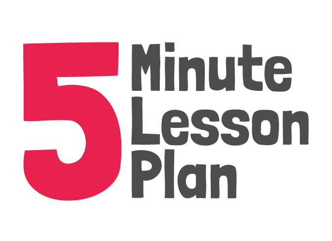 5 Minute Lesson Plan Logo