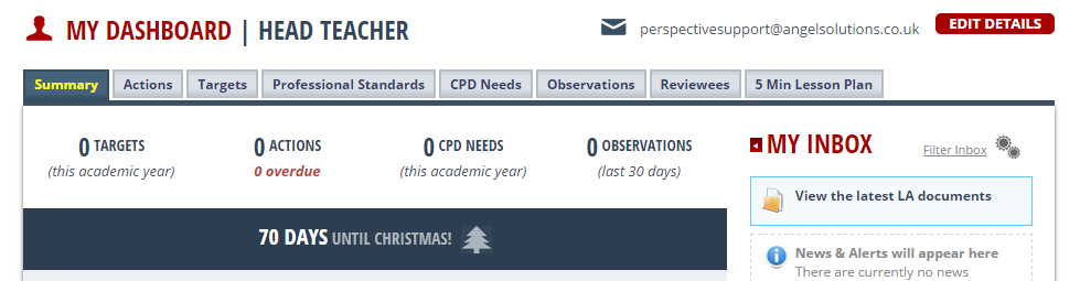 Perspective: Christmas Countdown