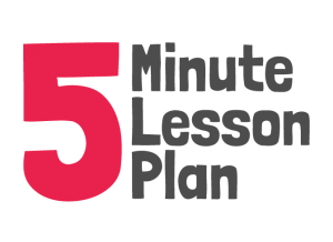 5 Minute Lesson Plan logo
