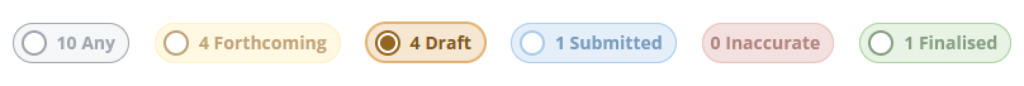 Status toggles